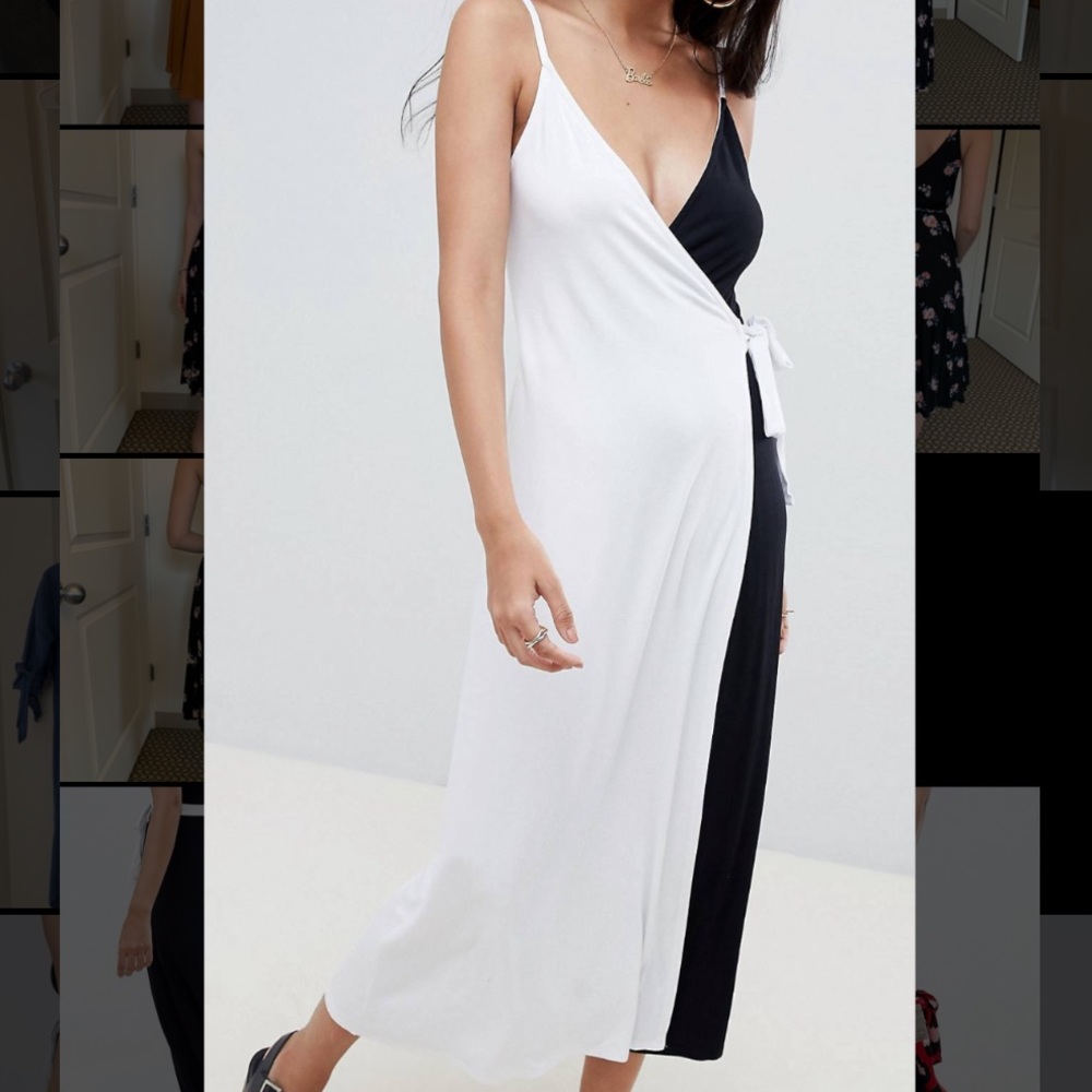 CAMI WRAP MAXI DRESS